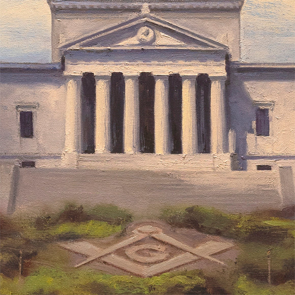 Artist Kurt Anderson Captures the Memorial in a Painting