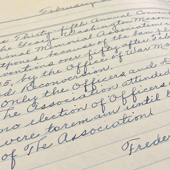 The Memorial Association’s Registration Book