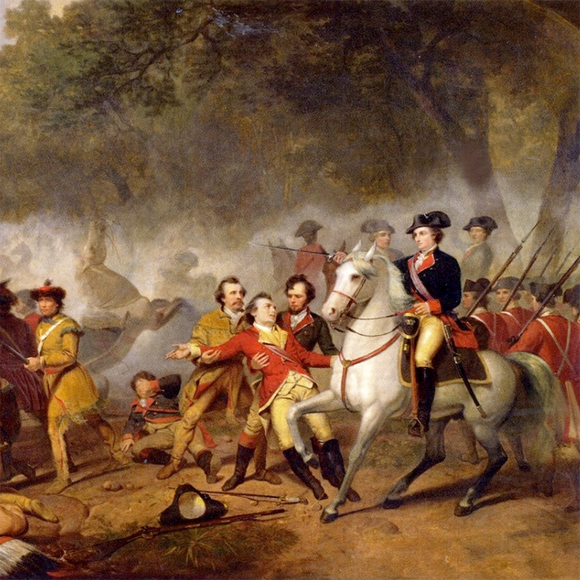 Washington Attends the Lodge at Fredericksburg, 1753