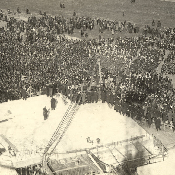 Preparing to Lay the Memorial’s Cornerstone