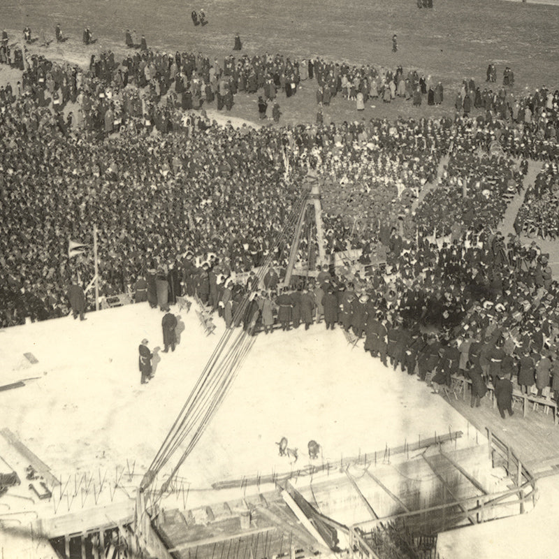 Preparing to Lay the Memorial’s Cornerstone